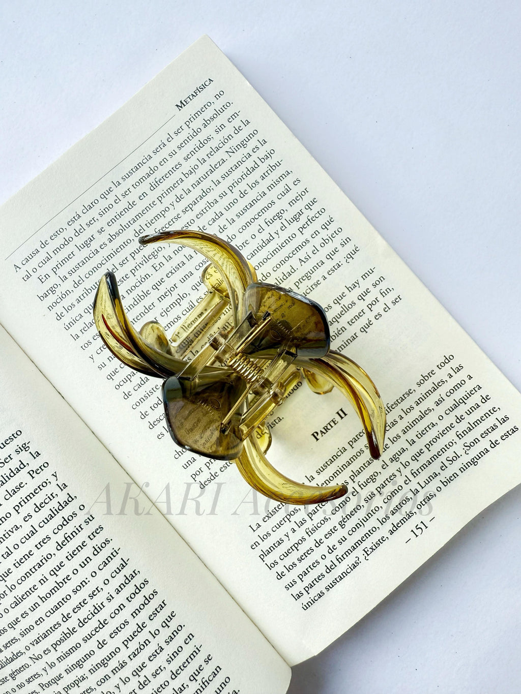 Pinzas para cabello de flor