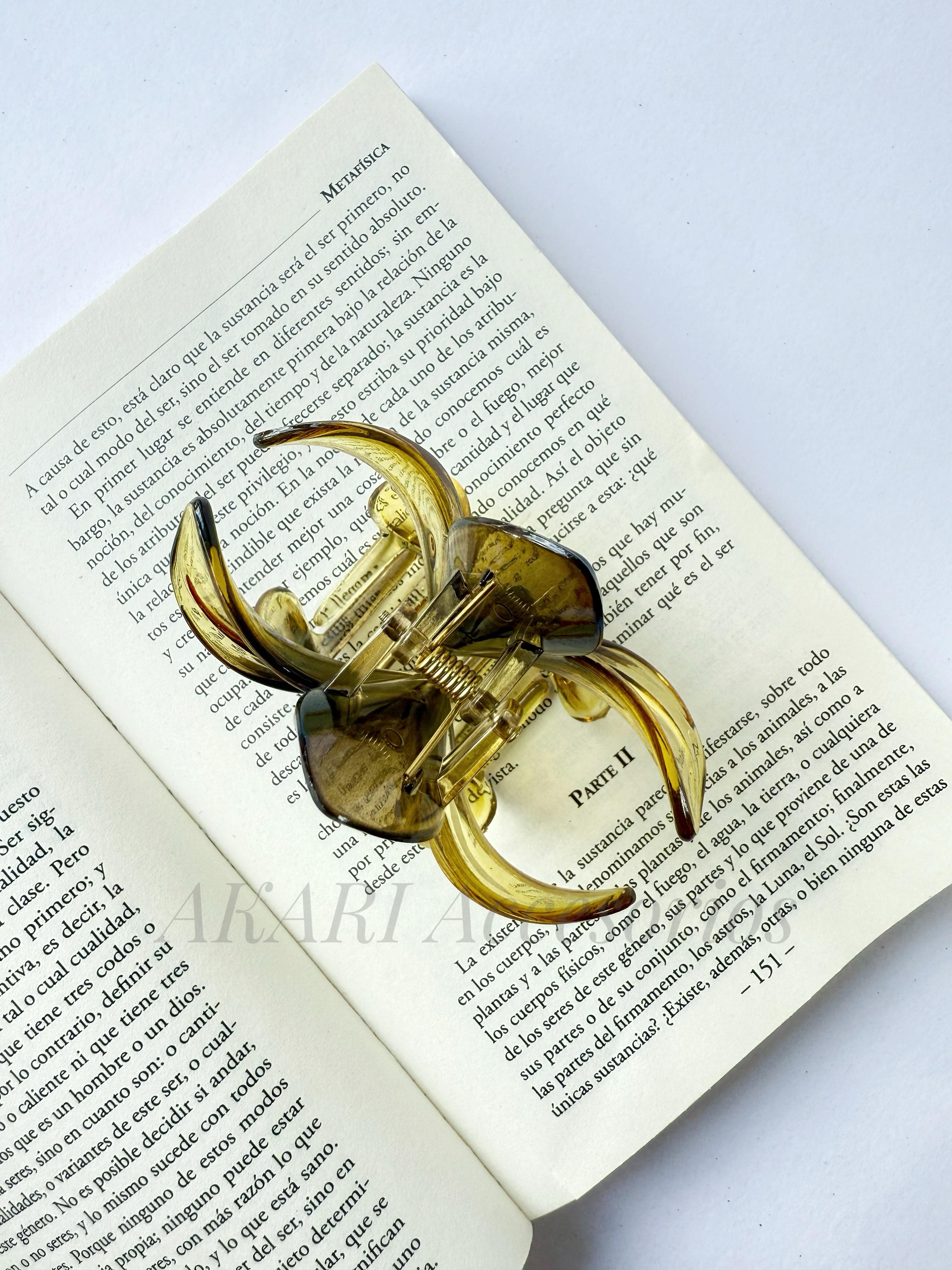 Pinzas para cabello de flor