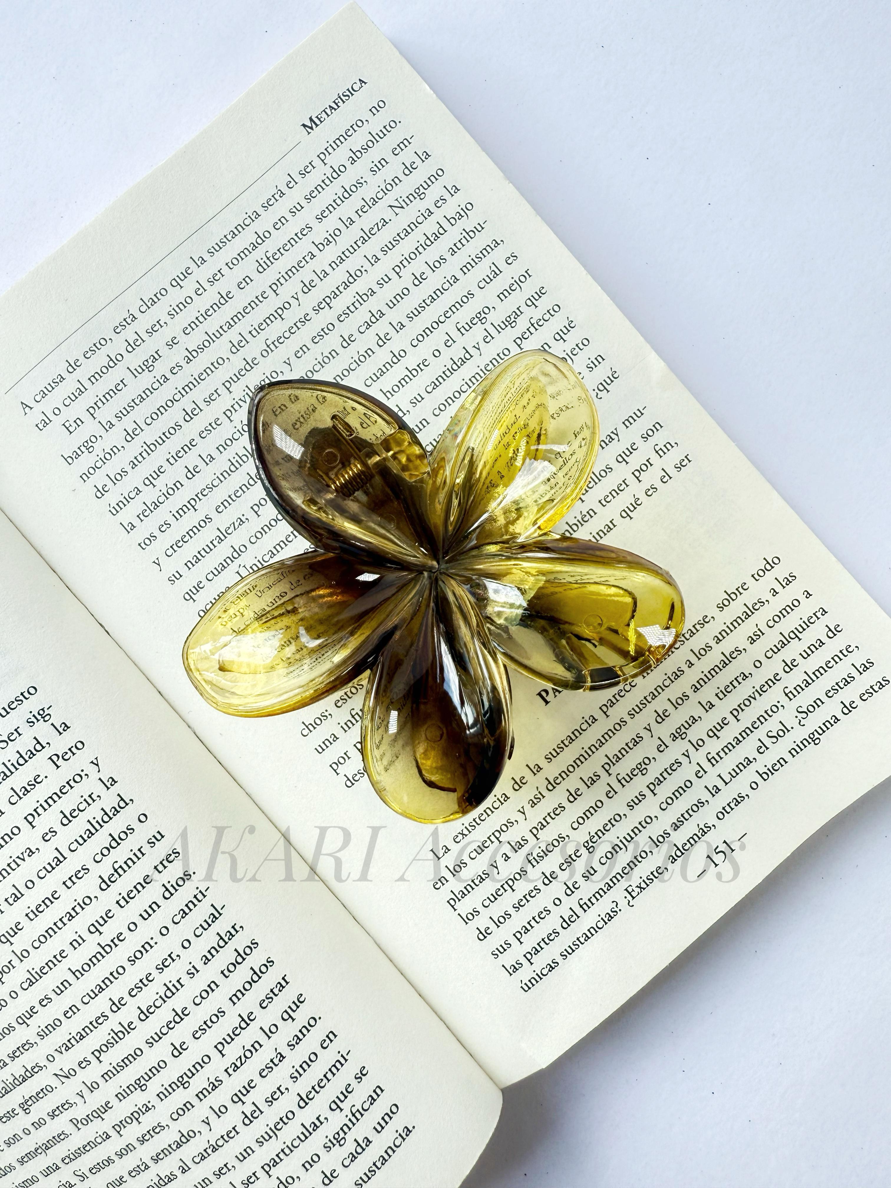 Pinzas para cabello de flor