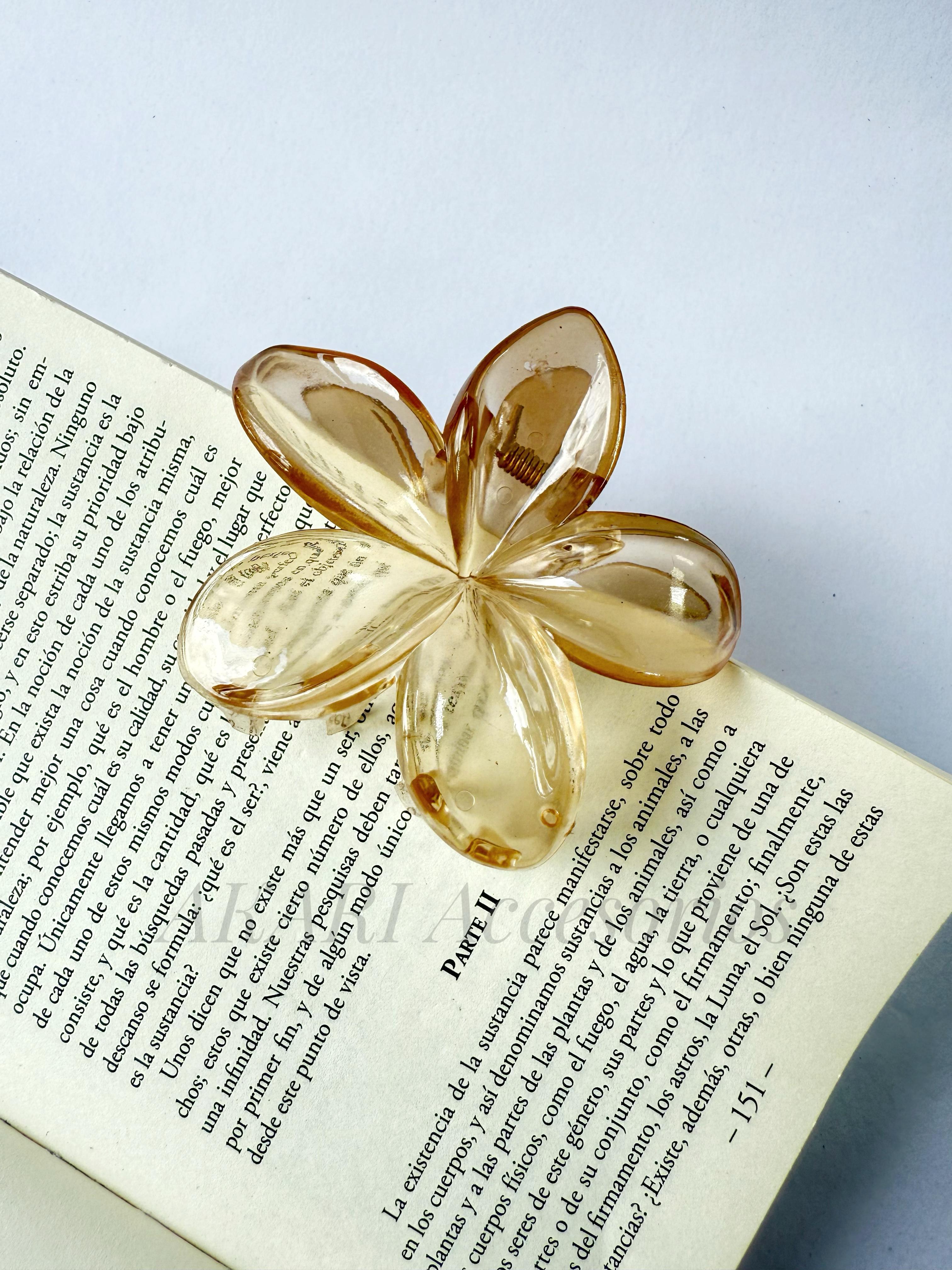 Pinzas para cabello de flor