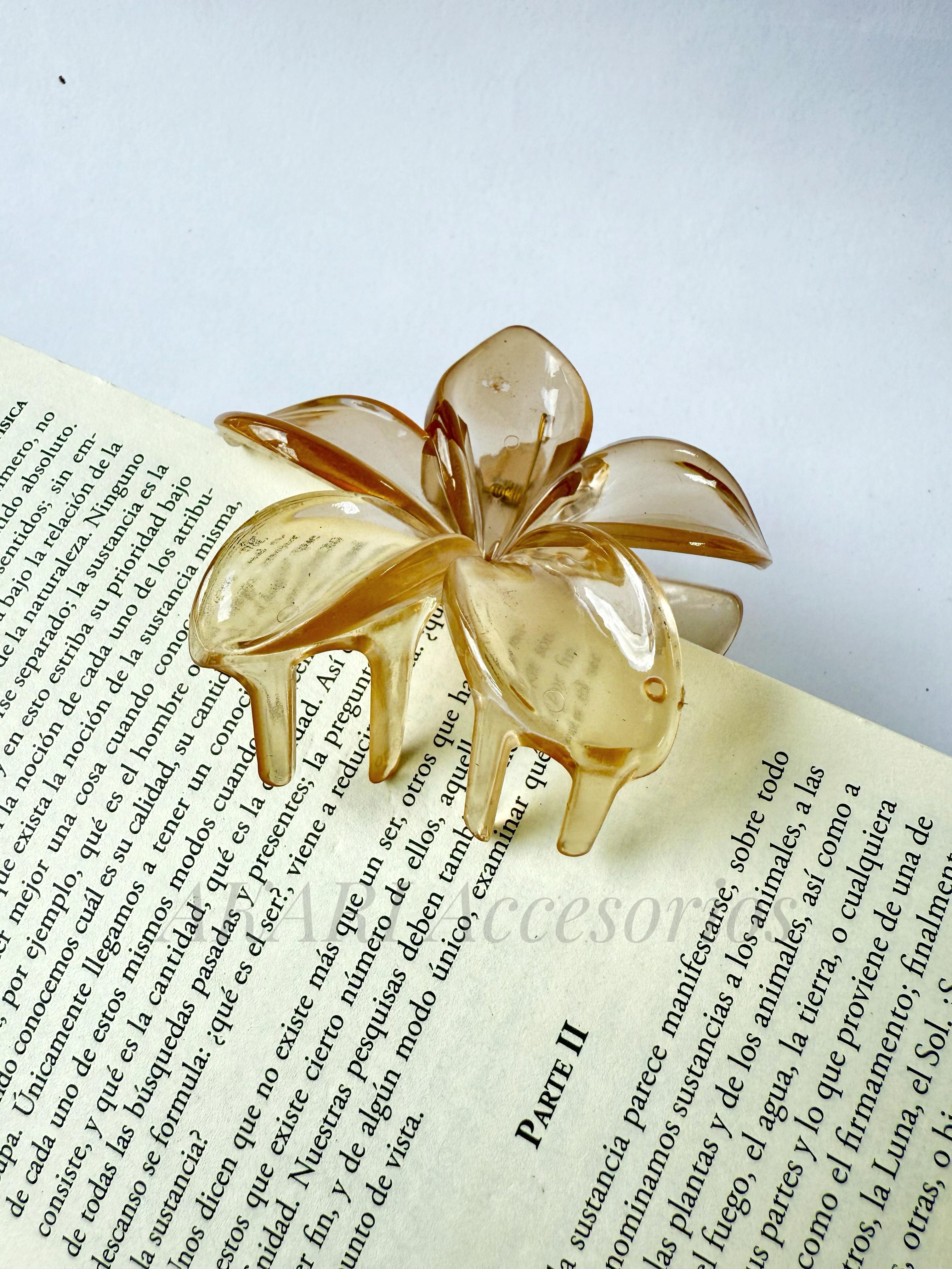 Pinzas para cabello de flor