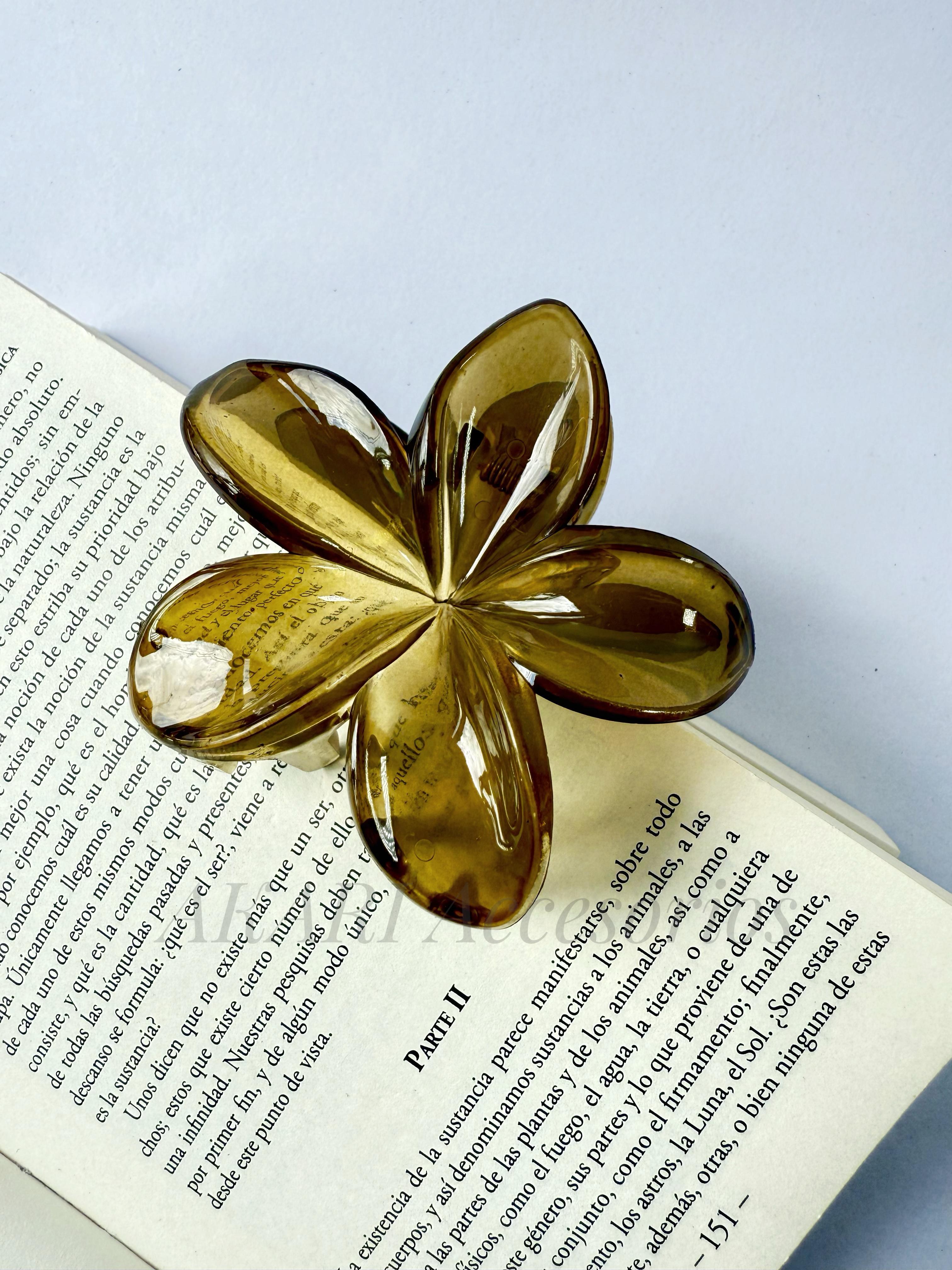 Pinzas para cabello de flor