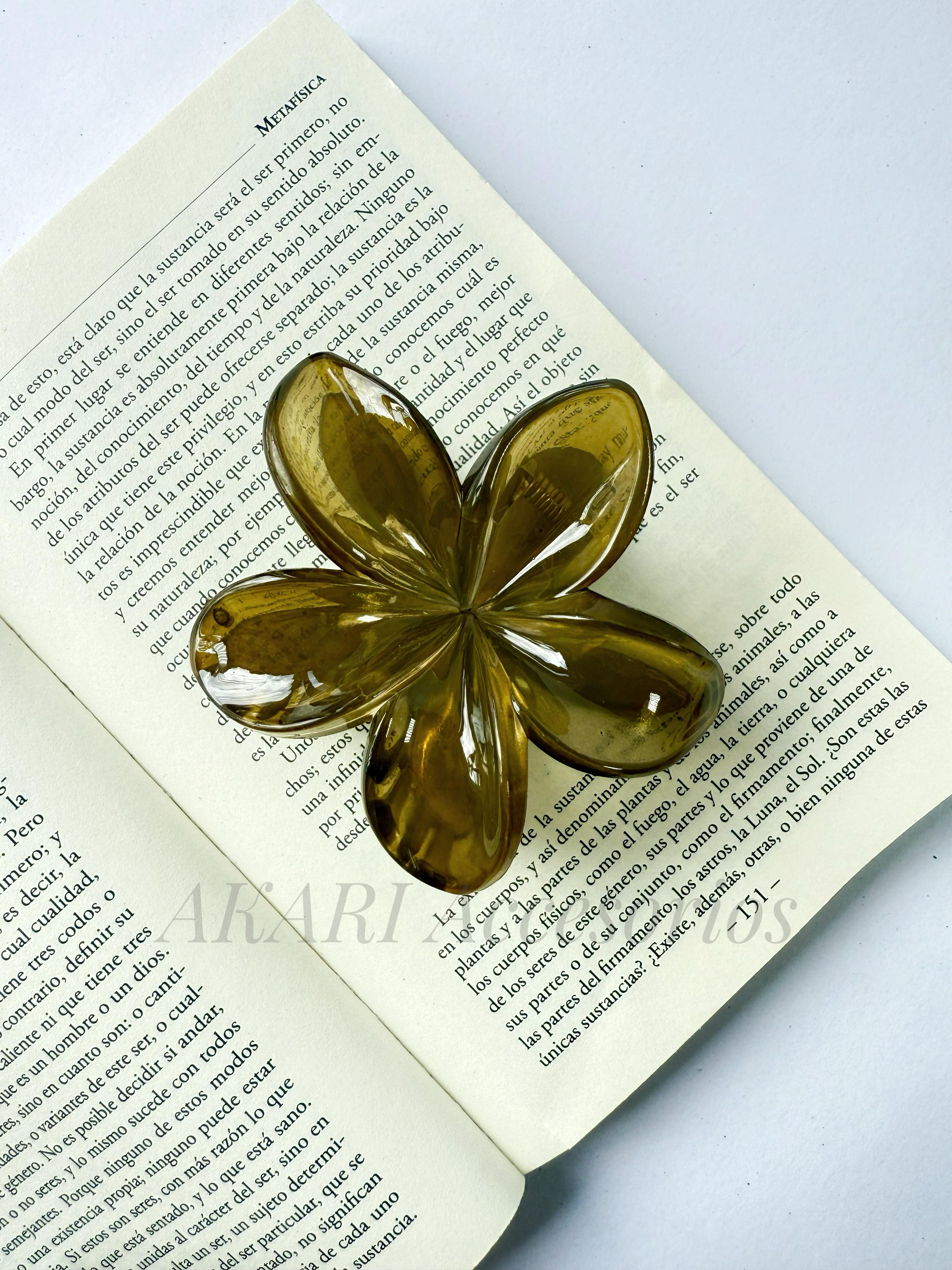 Pinzas para cabello de flor