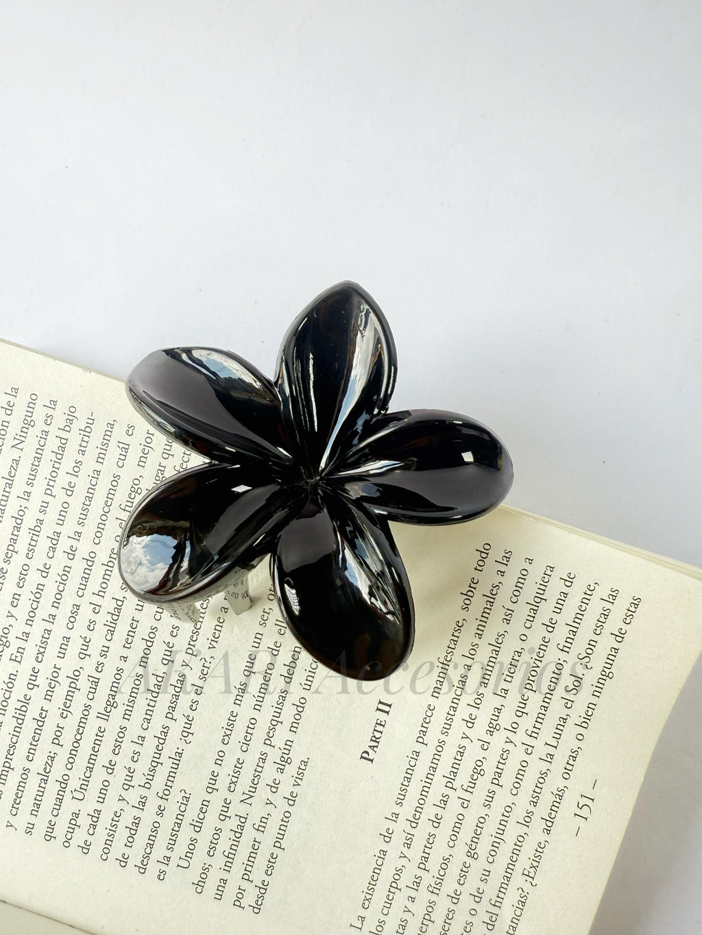 Pinzas para cabello de flor