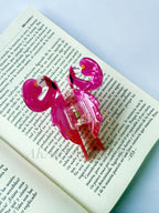 Pinza de cabello de flamenco