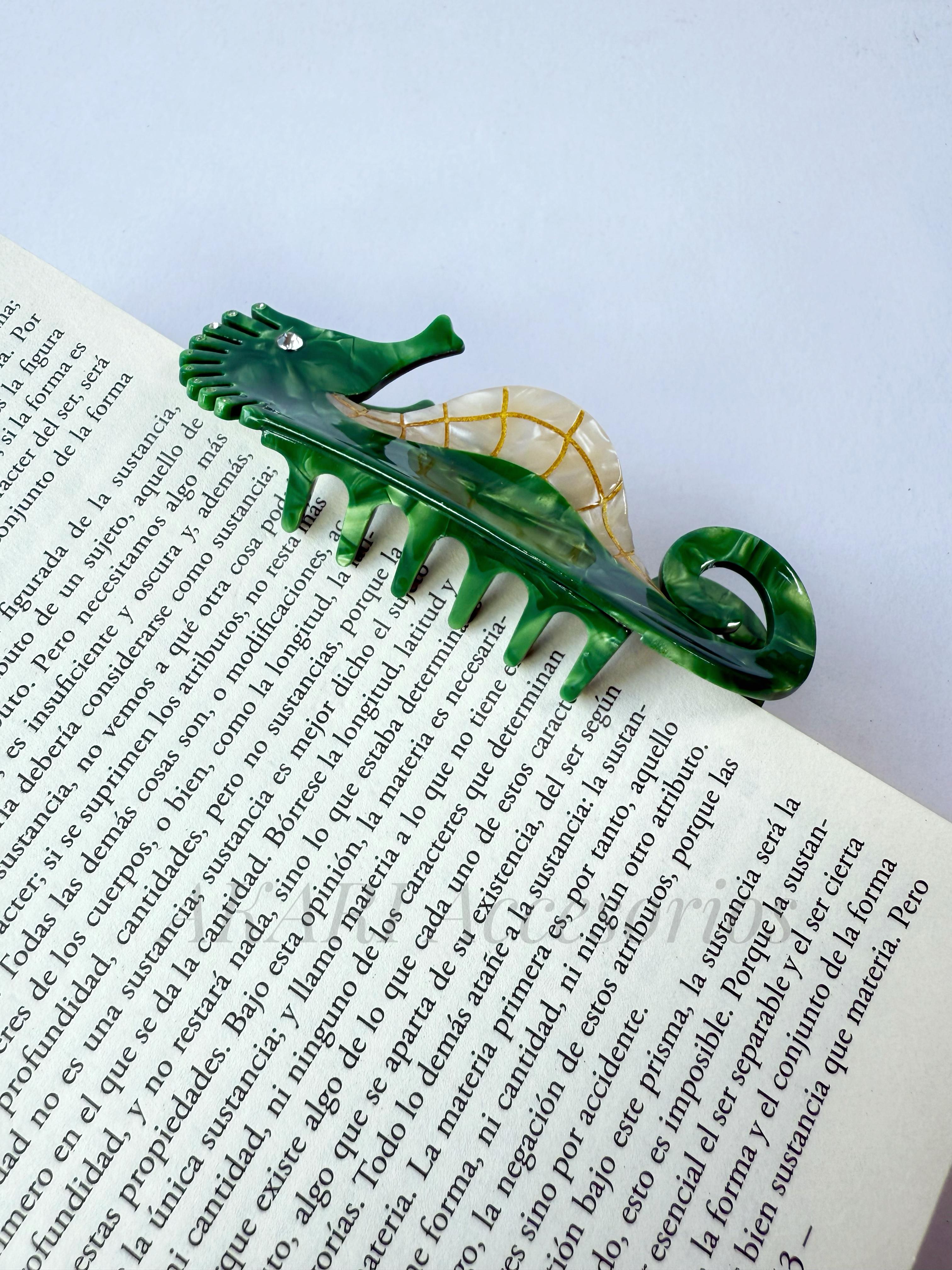 Pinzas de cabello de caballito de mar