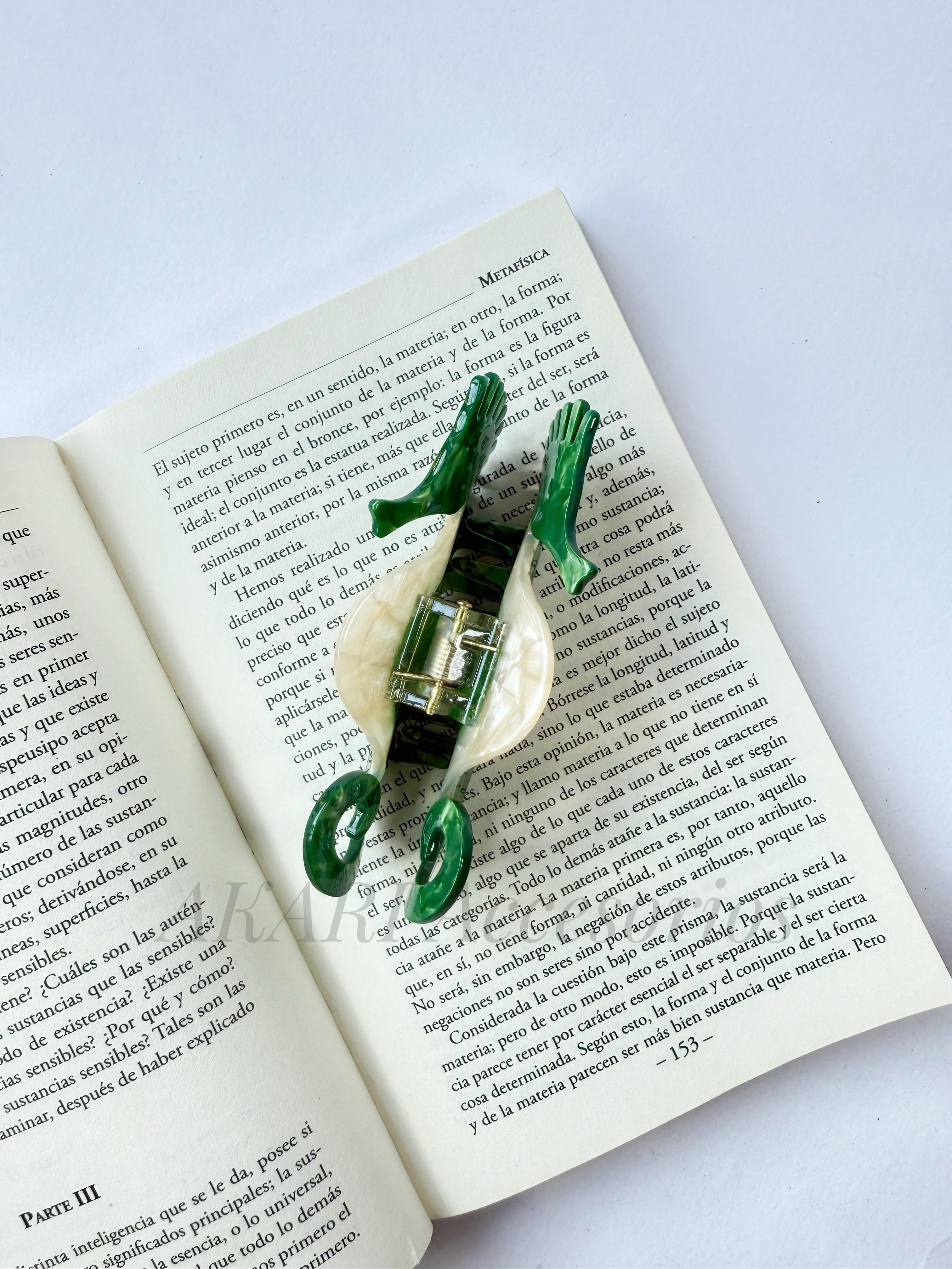 Pinzas de cabello de caballito de mar