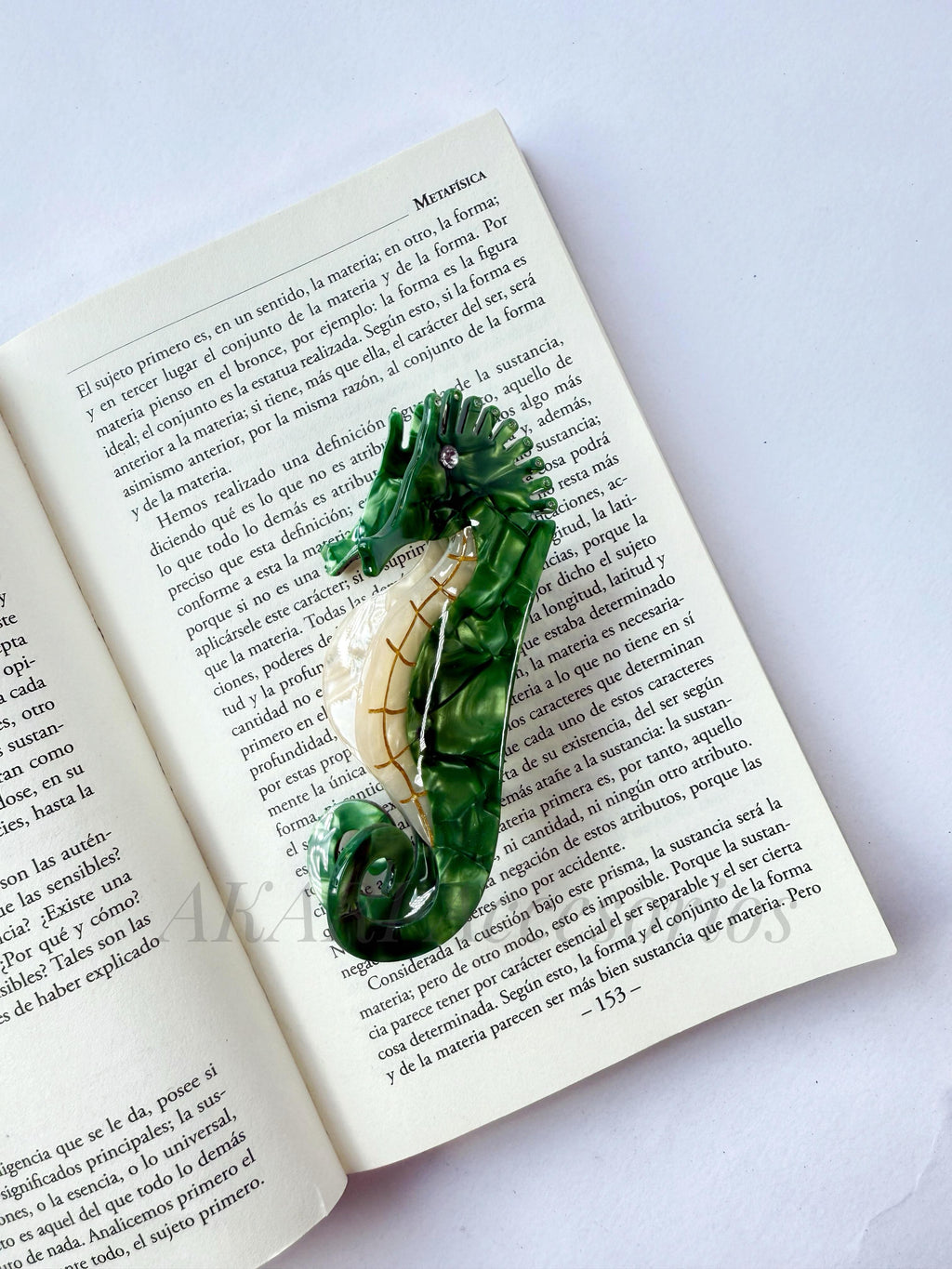 Pinzas de cabello de caballito de mar