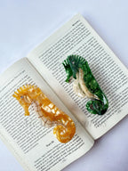 Pinzas de cabello de caballito de mar