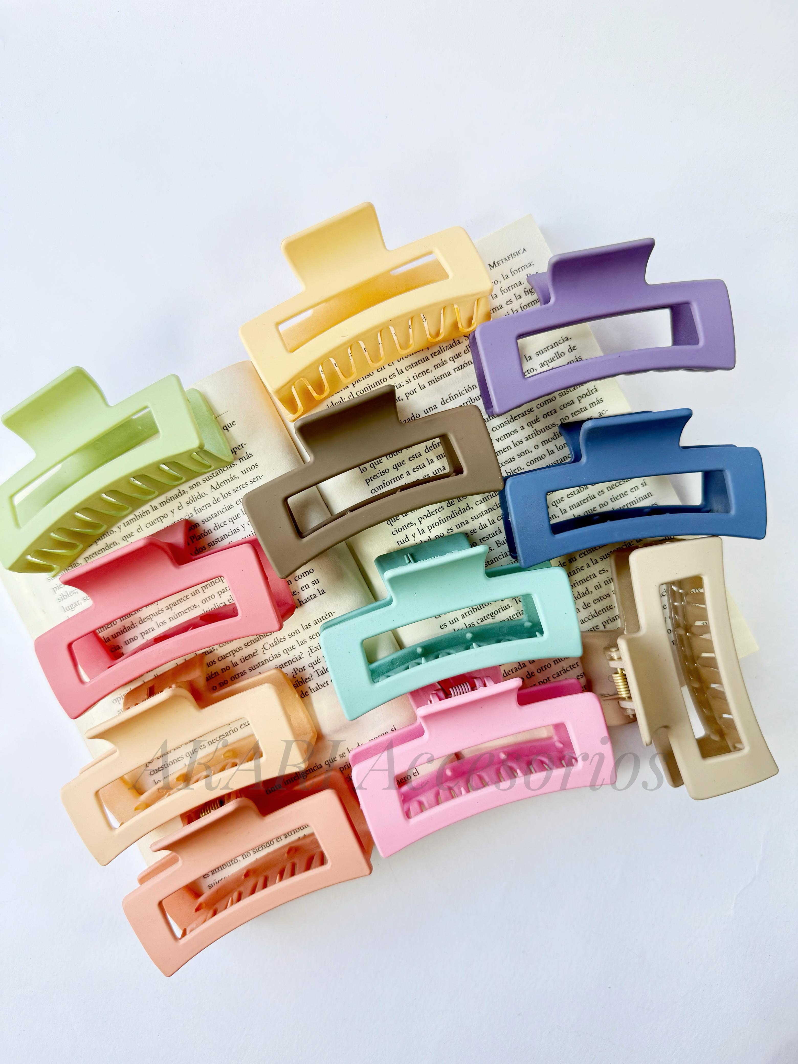 Pinzas de cabello color matte