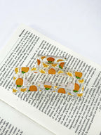 Pinzas de cabellos transparente de estampado