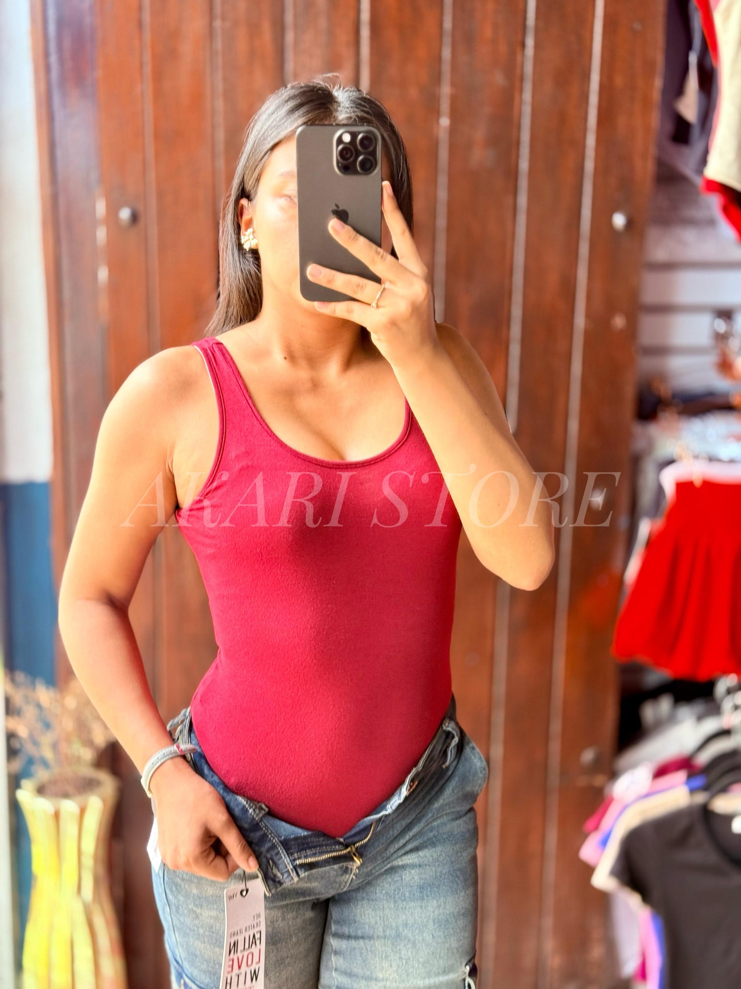 BodySuit Dalila rojo vino