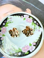 Aretes con Flores en Capas