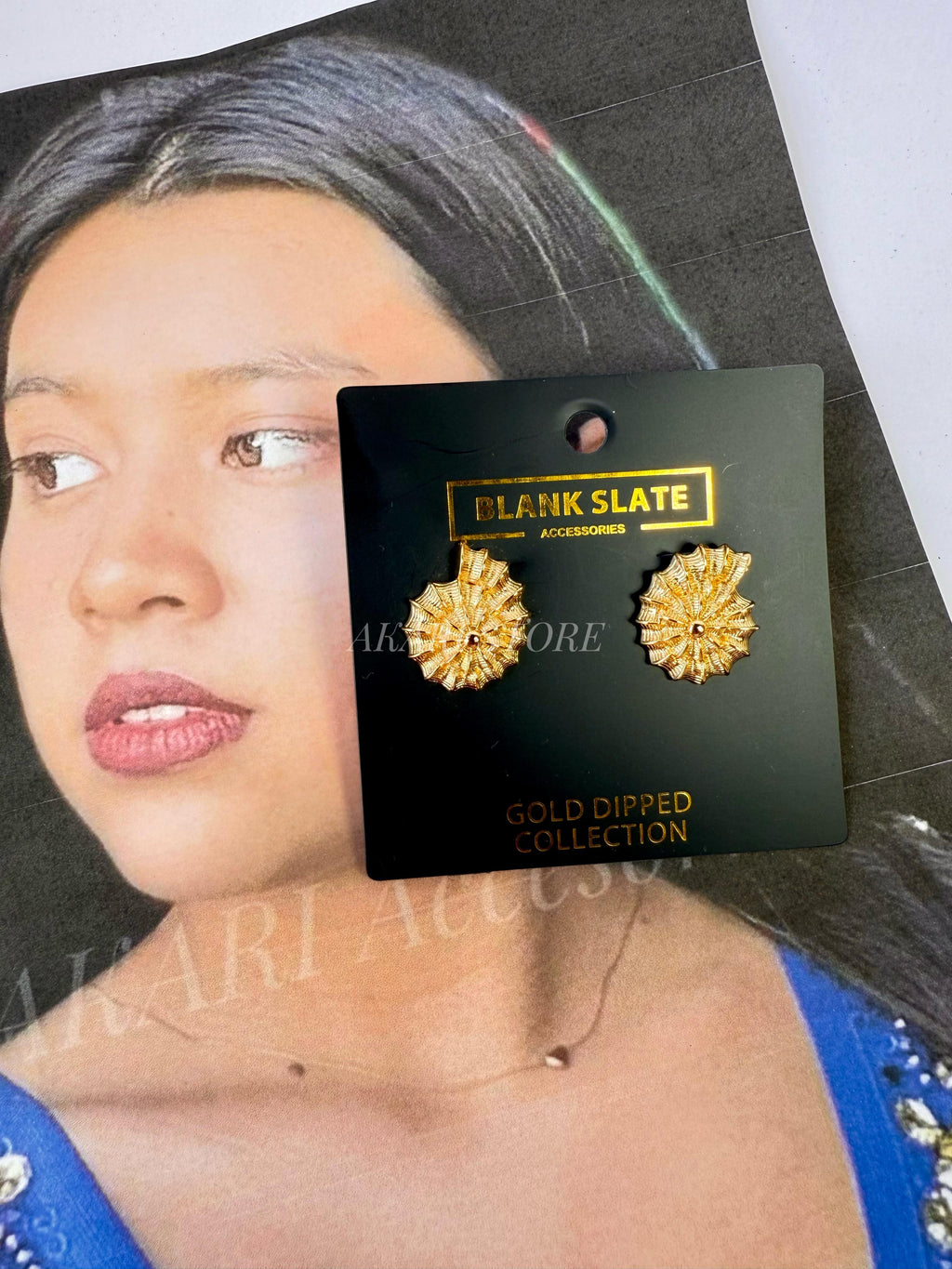 Aretes de Concha Marina