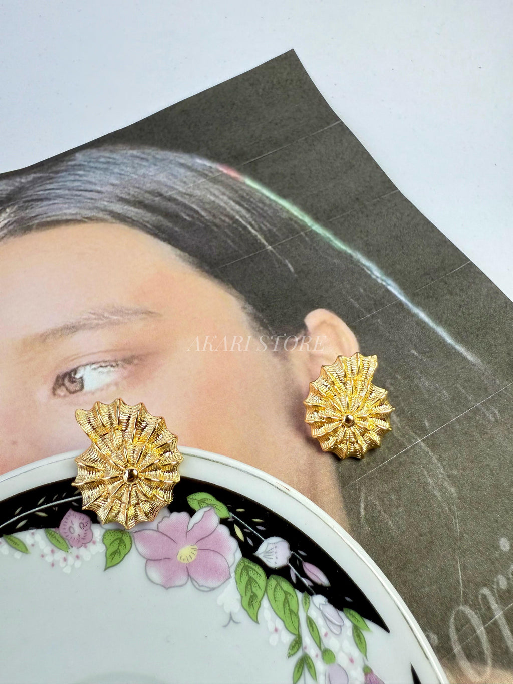 Aretes de Concha Marina