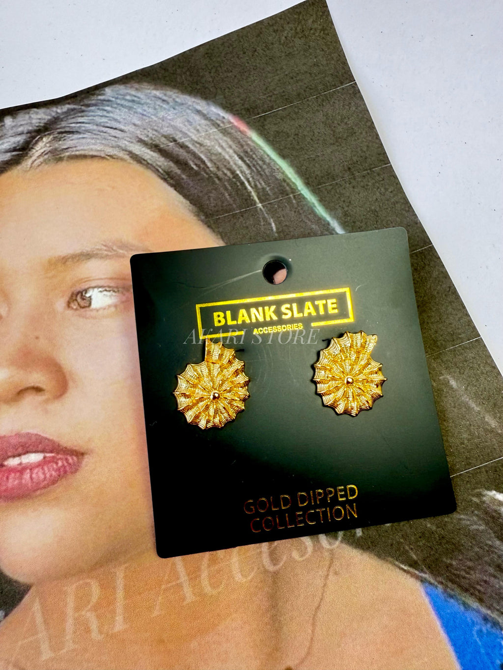 Aretes de Concha Marina