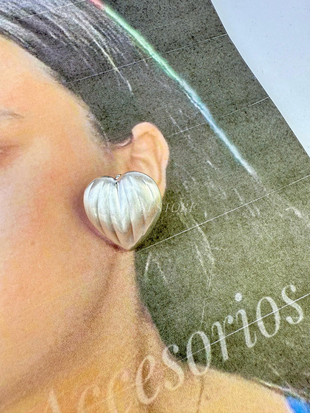 Aretes con Escudo de Corazón