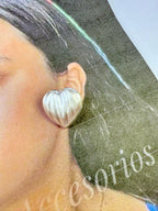 Aretes con Escudo de Corazón
