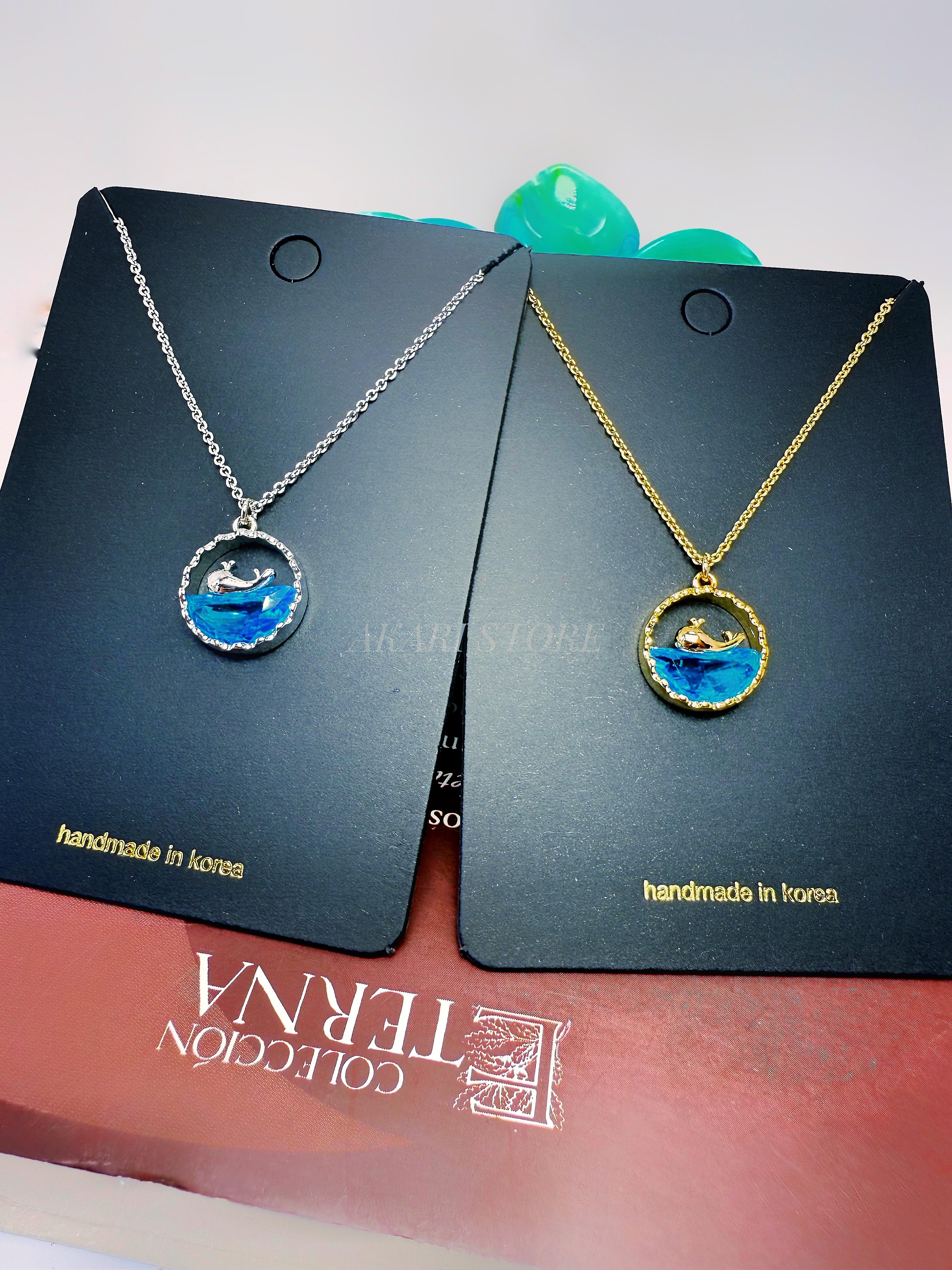 Cadena con Dije de Moneda con Delfín