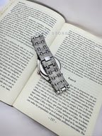 Reloj De  Lujo Con brillos Plateado