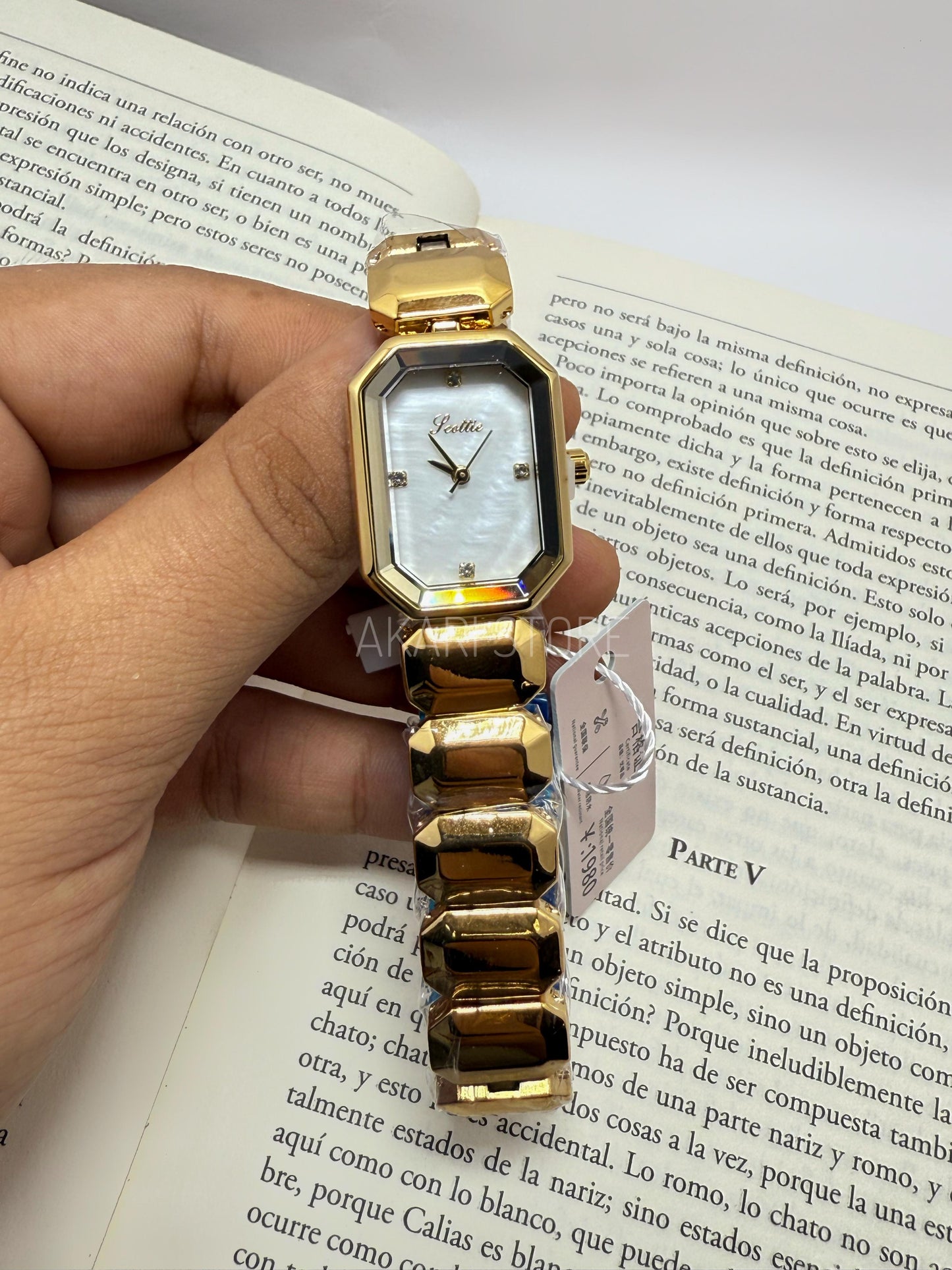 Reloj rectangular