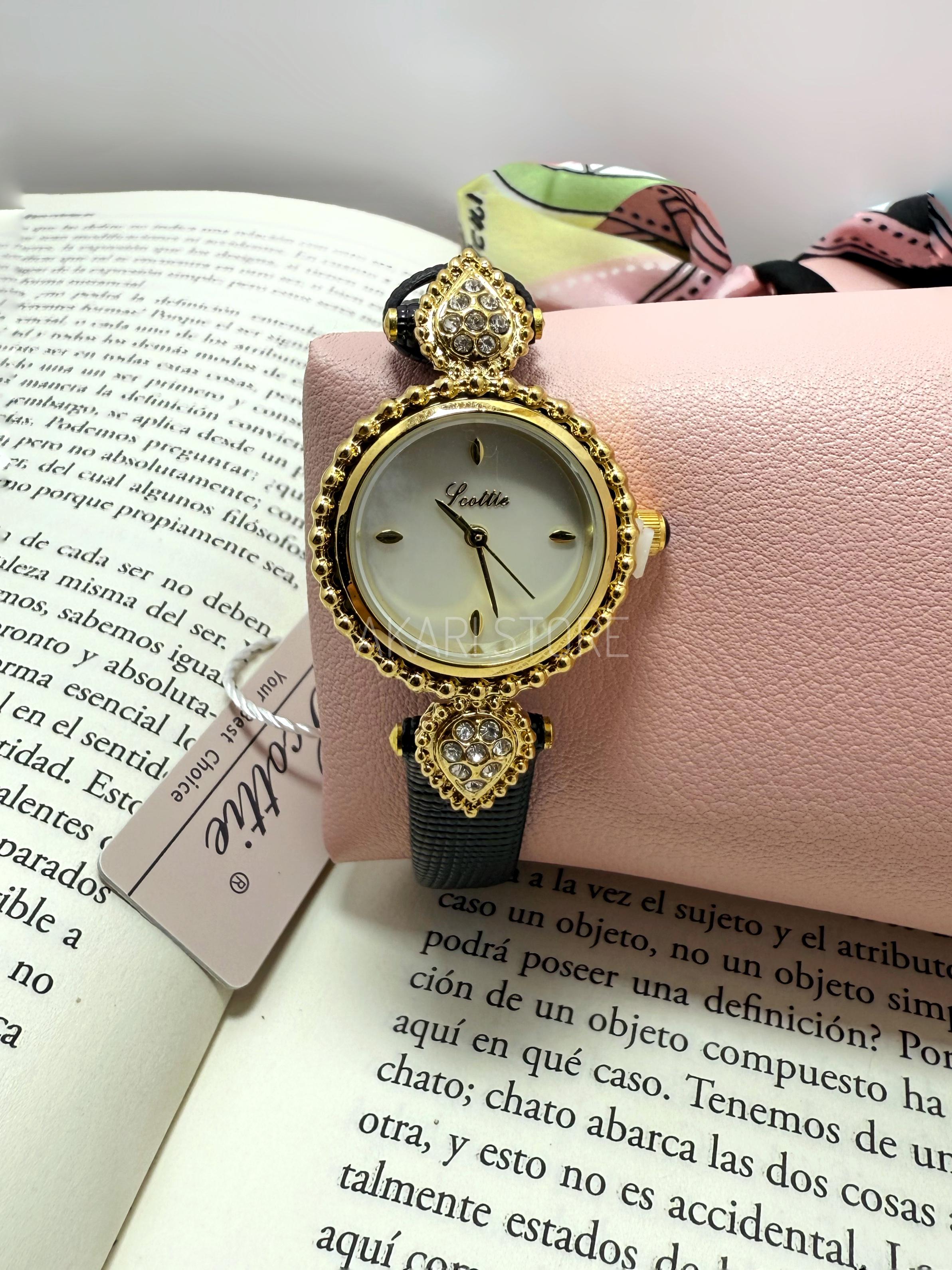 Reloj correa de cuerina