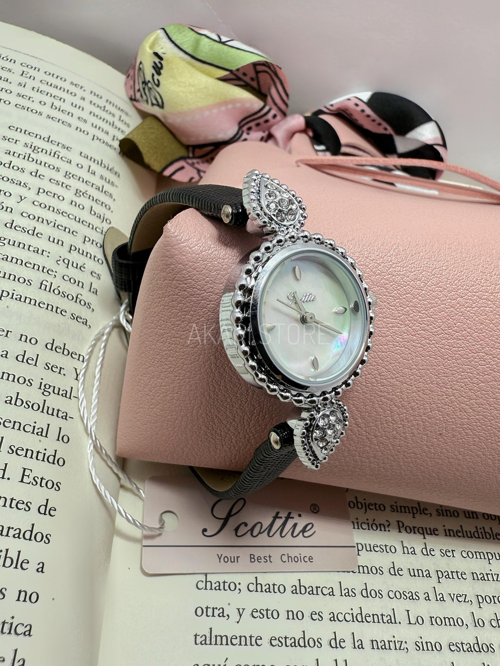 Reloj correa de cuerina