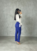 Looks pantalón de vestir recto azul