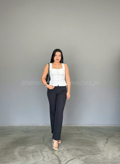 Chaleco Karina blanco