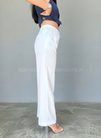 Pantalón blanco de vestir WIDE LEG