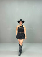 Looks BodySuit asimétrico negro