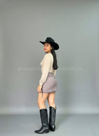 Looks falda cargo mocha