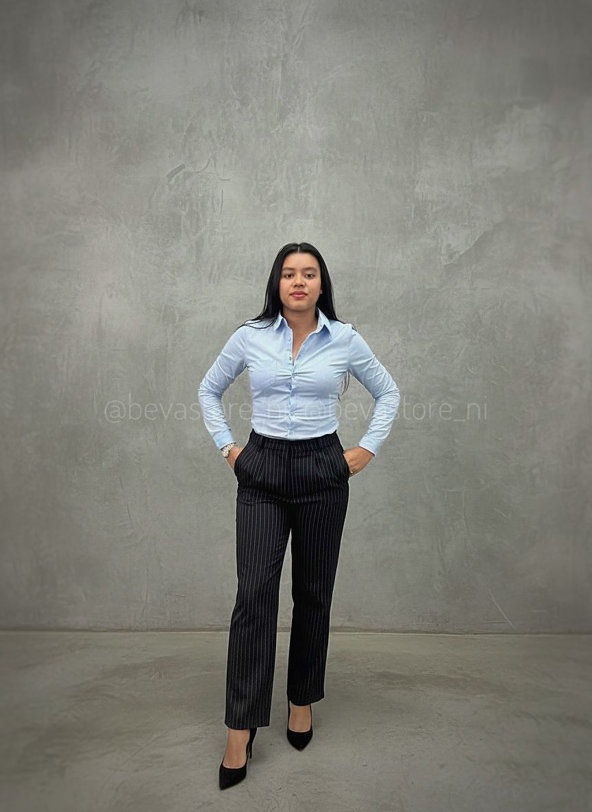 Camisa de manga larga con botones