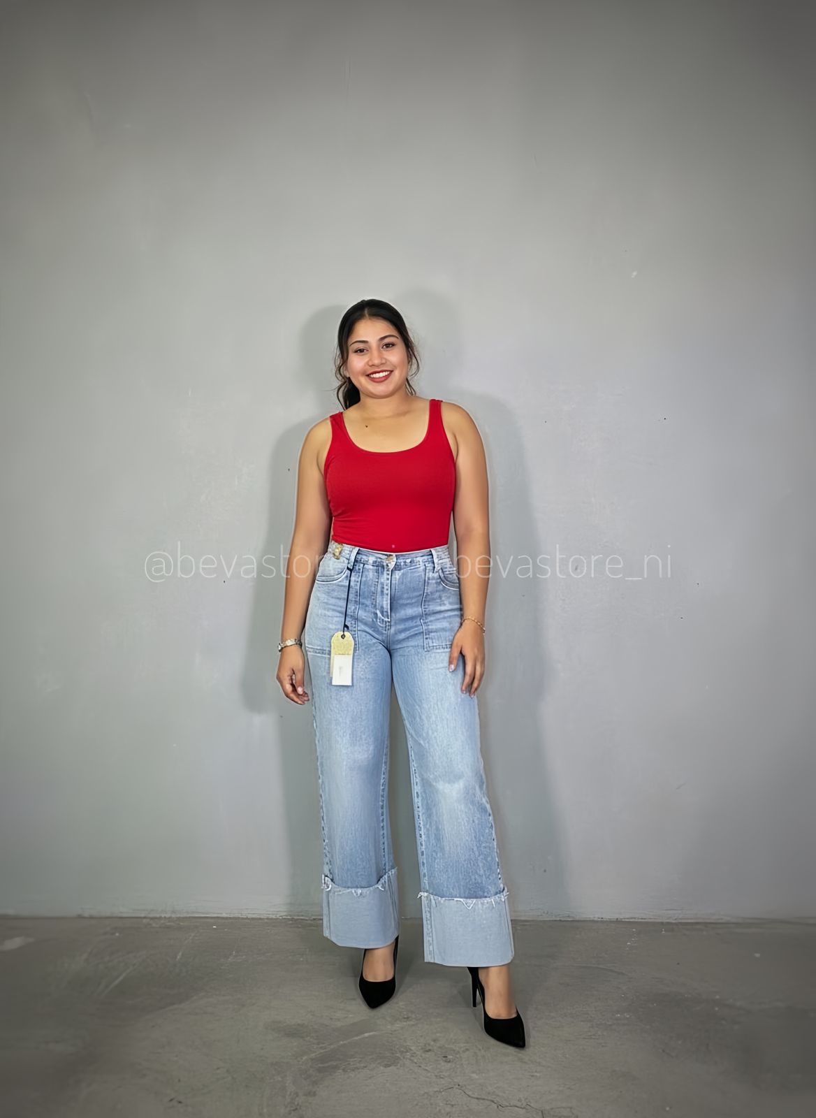 Looks BodySuit sin mangas rojo