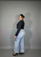 Blusa plisada de manga larga