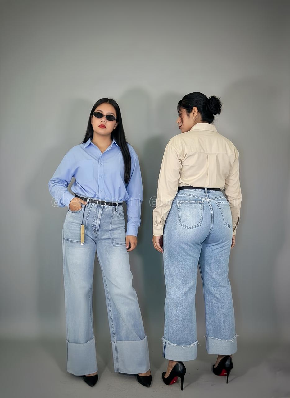 Looks camisa manga larga oversize