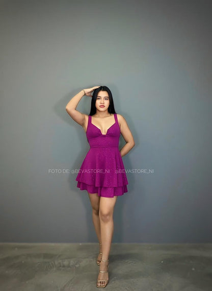 Vestido Brisa rosado fucsia