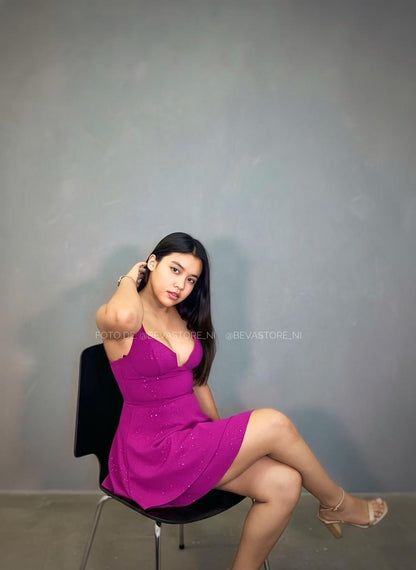 Vestido Brisa rosado fucsia