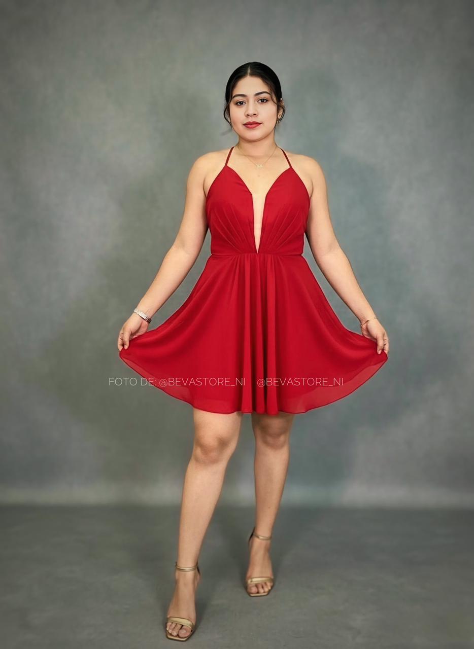 Vestido Alice rojo