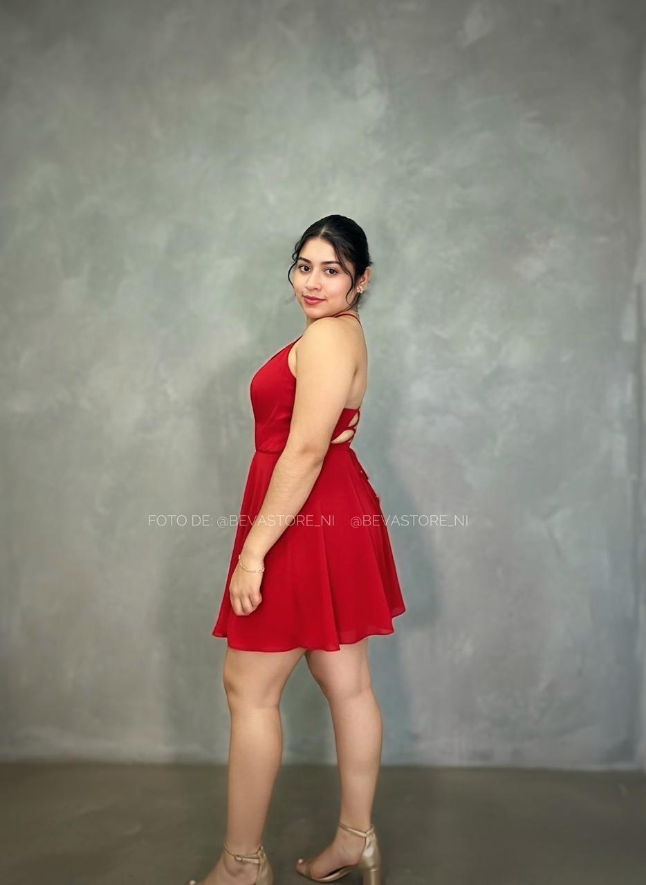 Vestido corto  Abby Paris