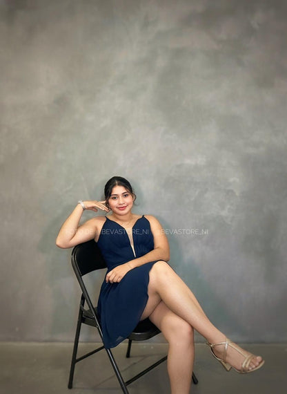 Vestido Alice azul navy