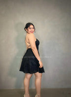 Vestido corto negro de gala