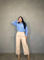 Looks camisa manga larga oversize