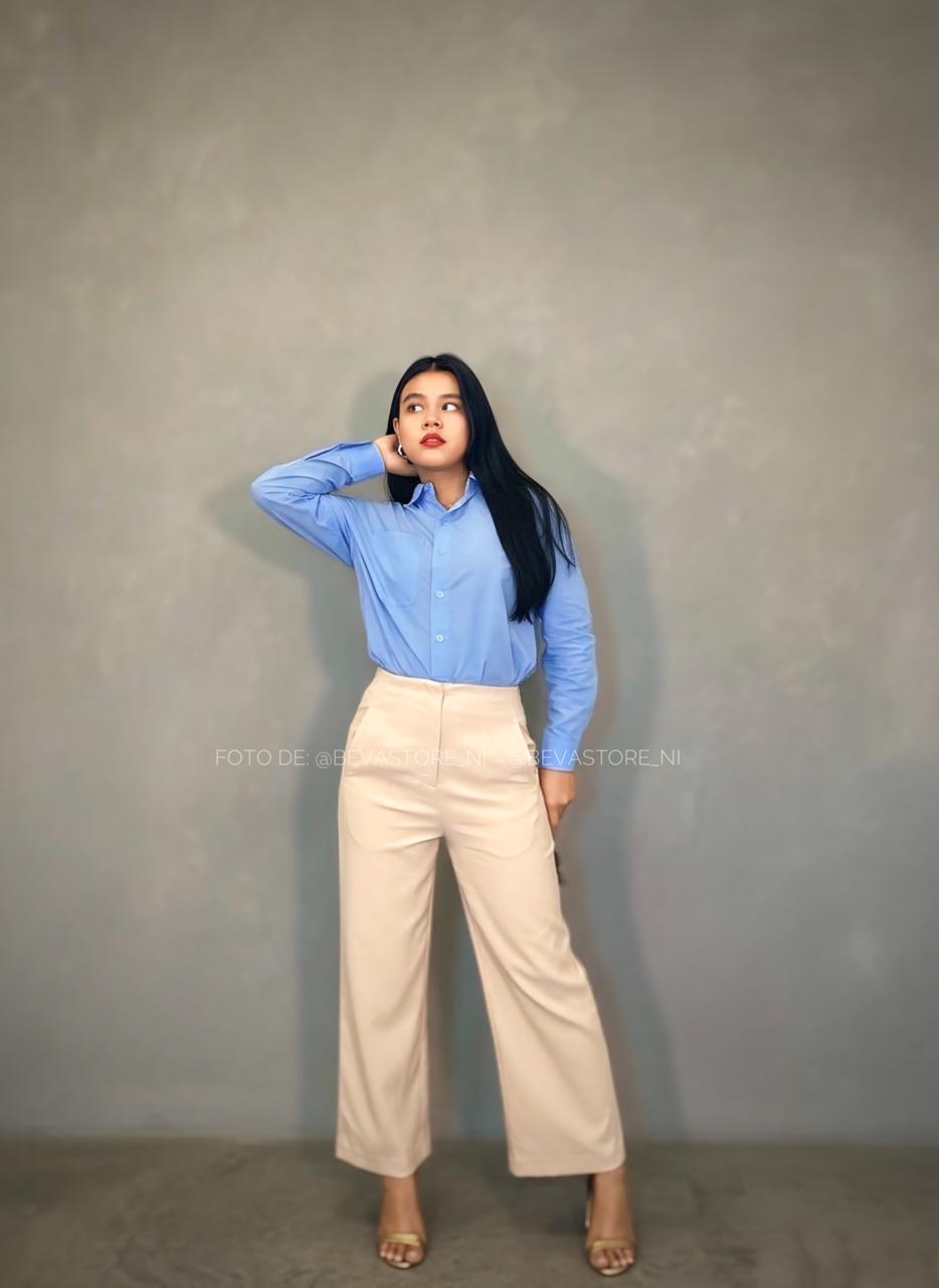 Looks camisa manga larga oversize