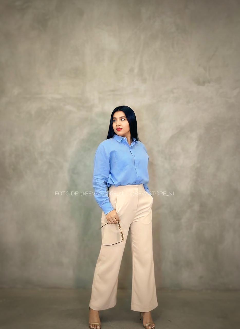 Looks camisa manga larga oversize