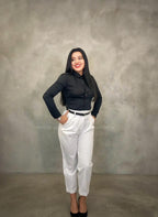 Camisa de manga larga con botones