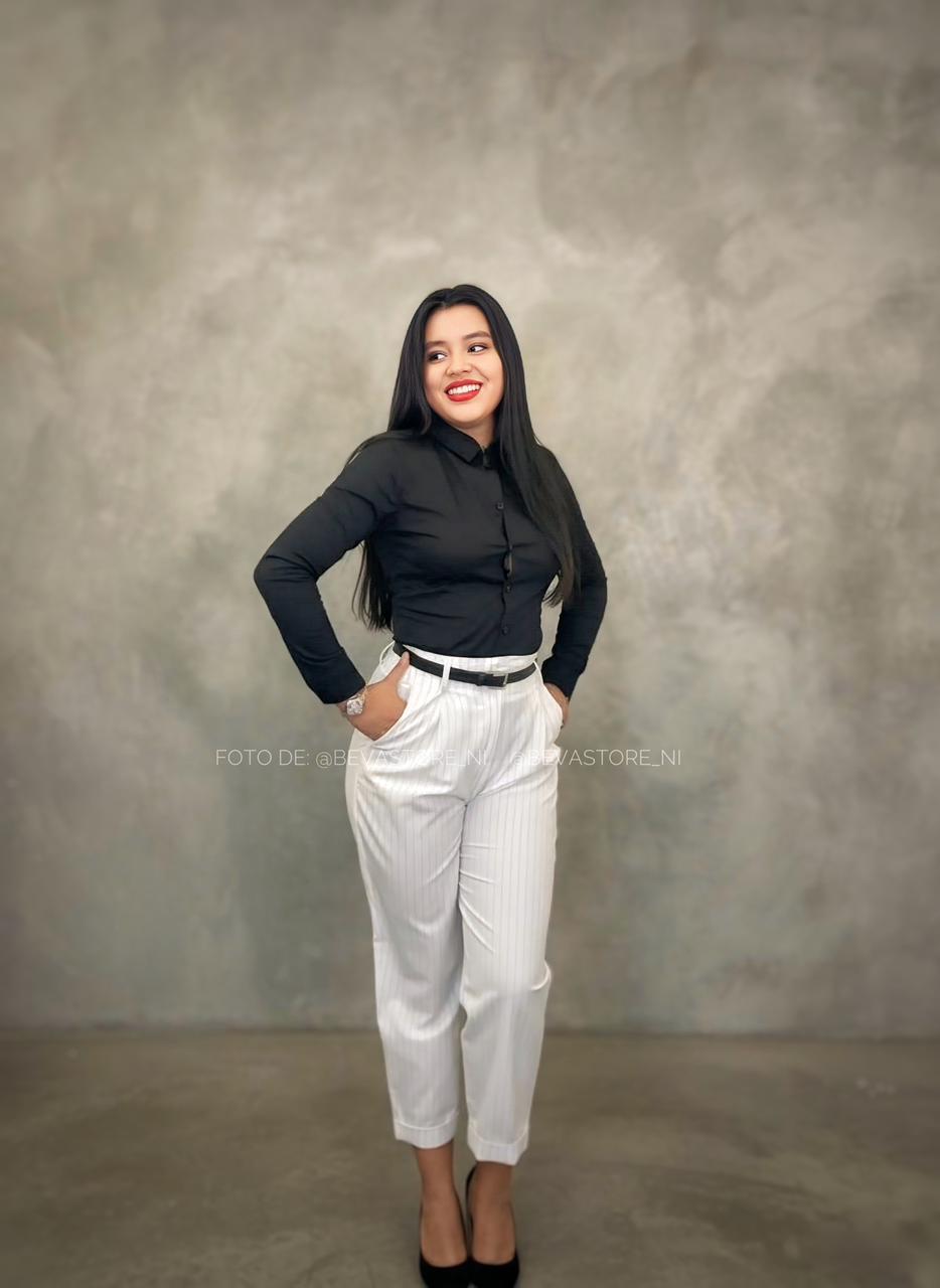 Camisa de manga larga con botones