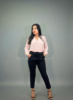 Pantalón de vestir con faja