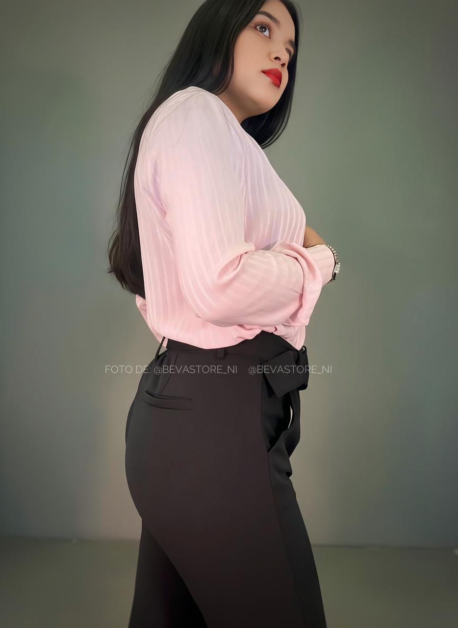 Pantalón de vestir con faja