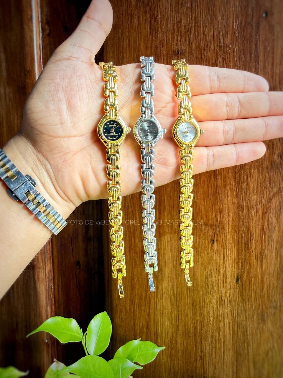 Reloj minimalistas de trenza